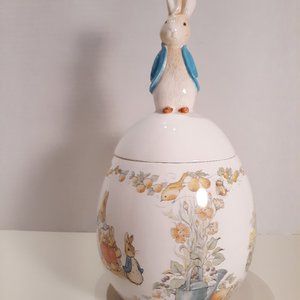 Beatrix Potter Peter Rabbit Canister Candy Dish